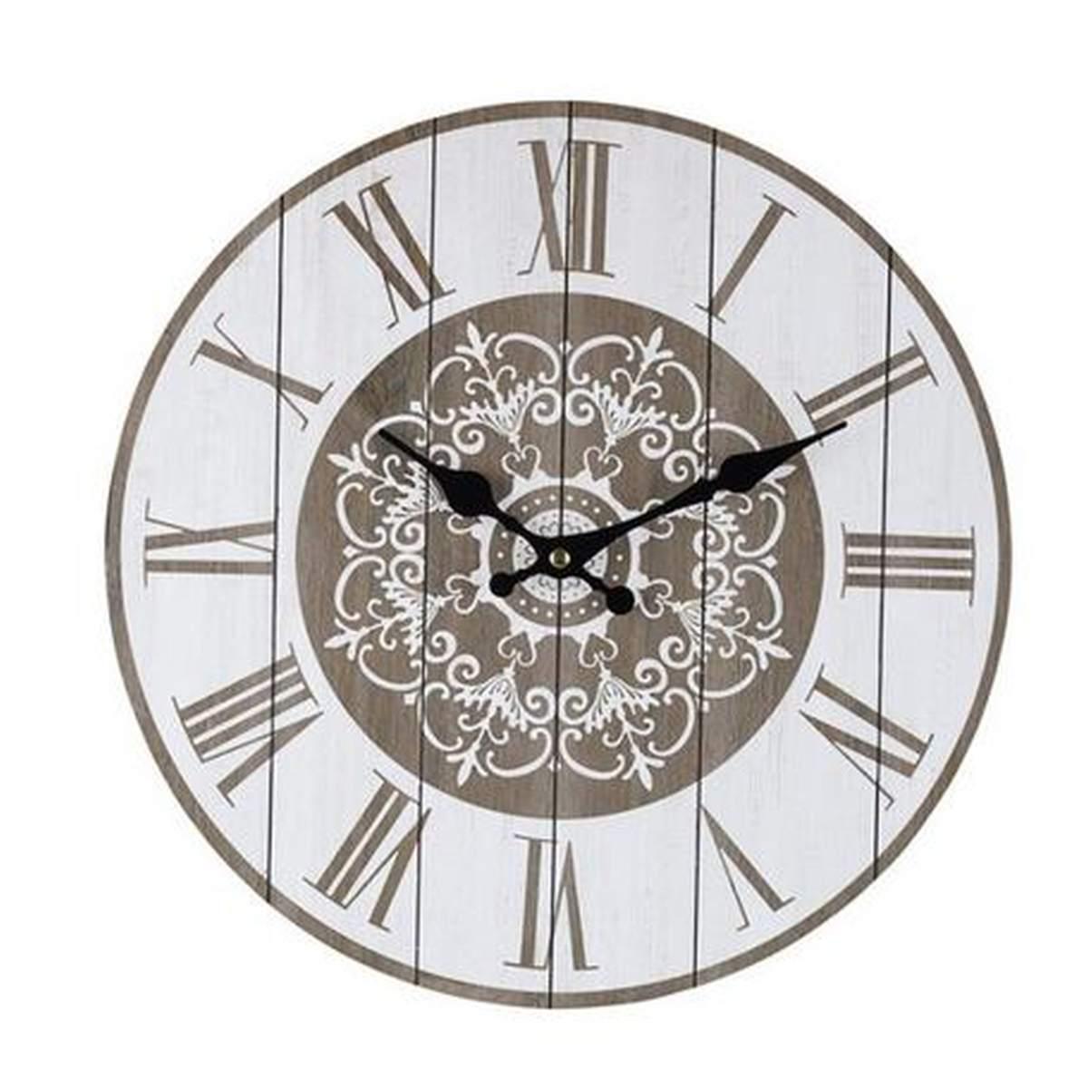 Orologio a Parete cm.Ã˜34 Legno Mandala Tondo |Bizzotto_171A