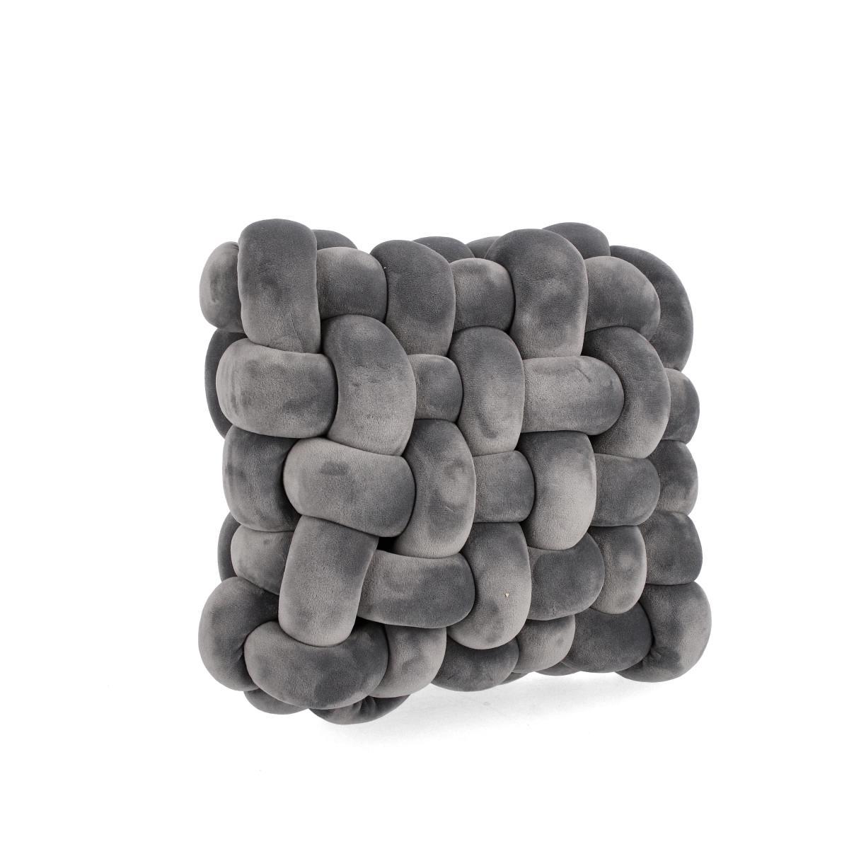 Cuscino Arredo Entwine Grigio 30x30 |Bizzotto_147