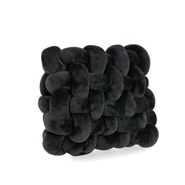 Cuscino Arredo Entwine Nero 30x30 |Bizzotto_161
