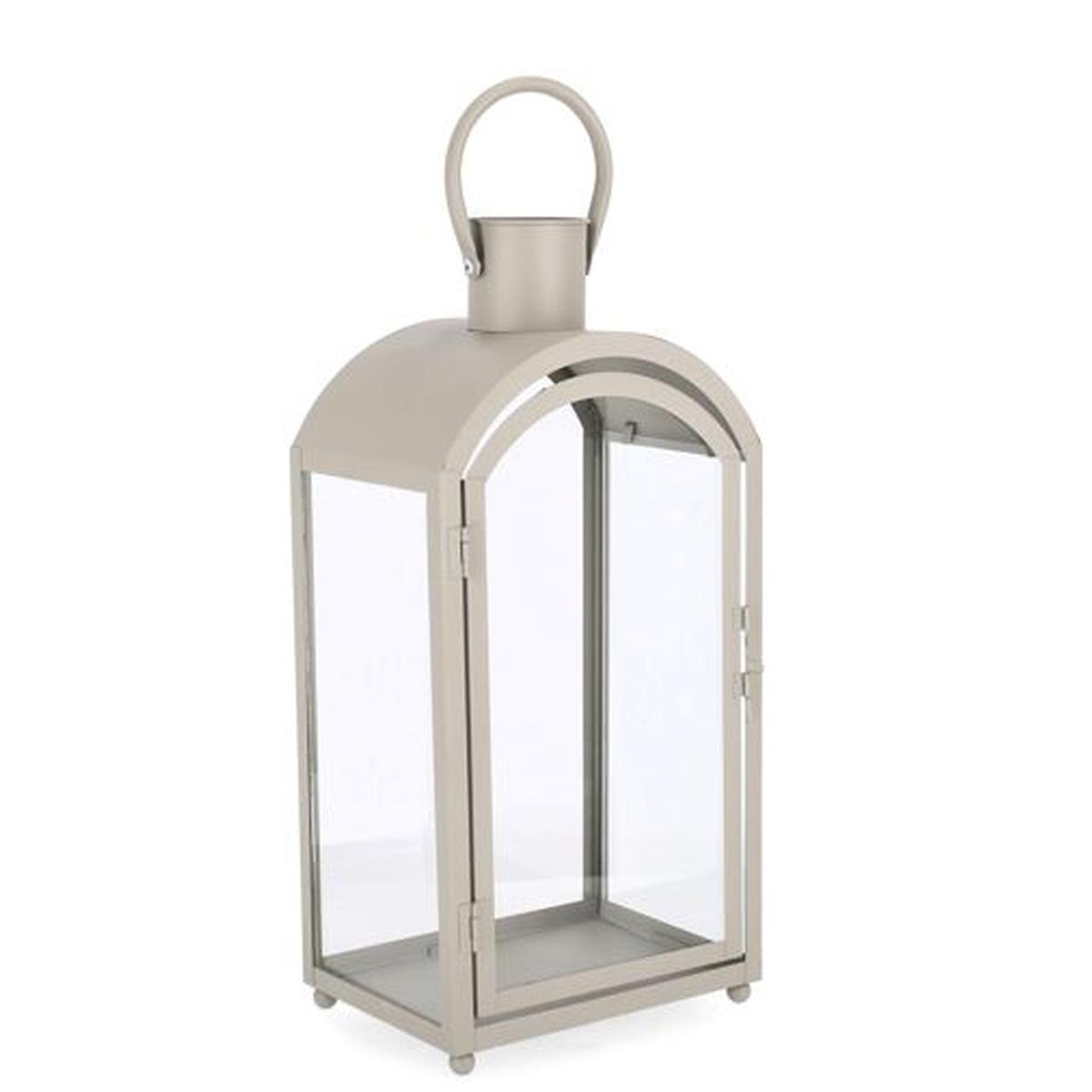 Lanterna cm.43 Metallo Jillian Grigia |Bizzotto_625