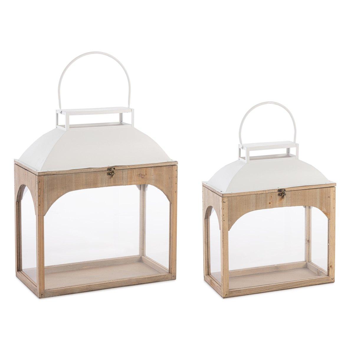 Lanterna cm.61 Legno Shayra Naturle |Bizzotto_236