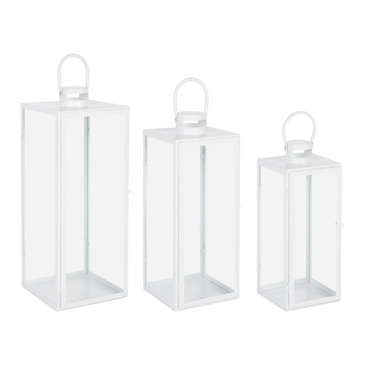 Lanterna cm.40 Metallo Lior Bianca |Bizzotto_184