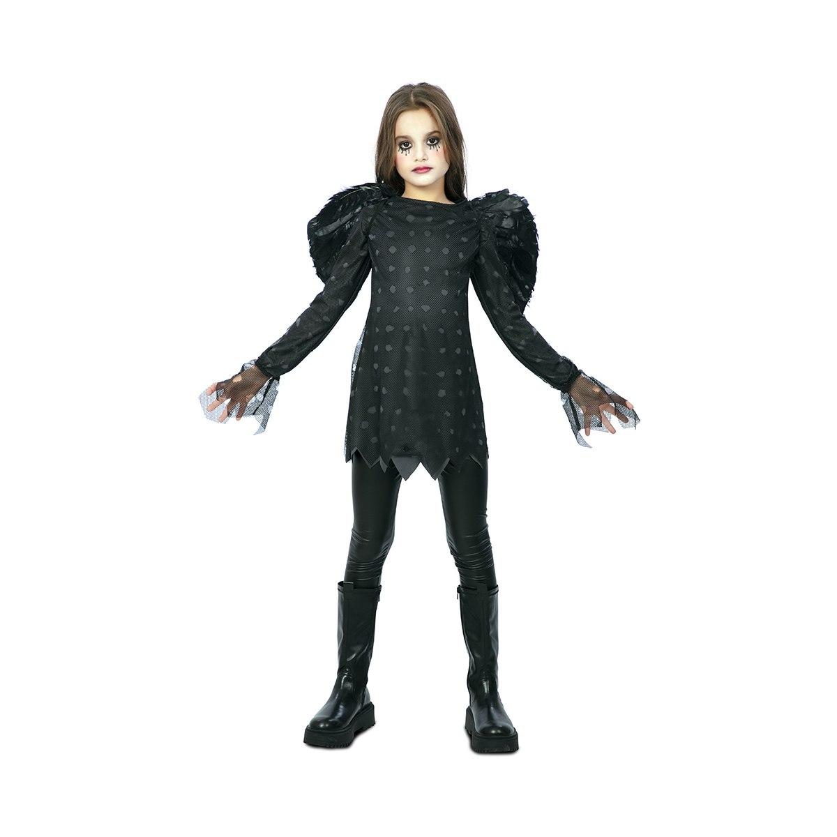 Costume Angelo Nero |Bambina _F3_04330