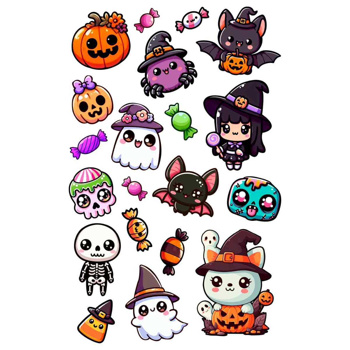 Tatuaggi Corpo Halloween Rimovibili Assortiti |Guirca_392