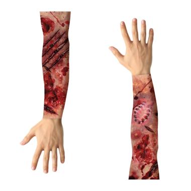 Manica Tatuata con Ferite Sanguinanti Set pz.2 |Guirca_948