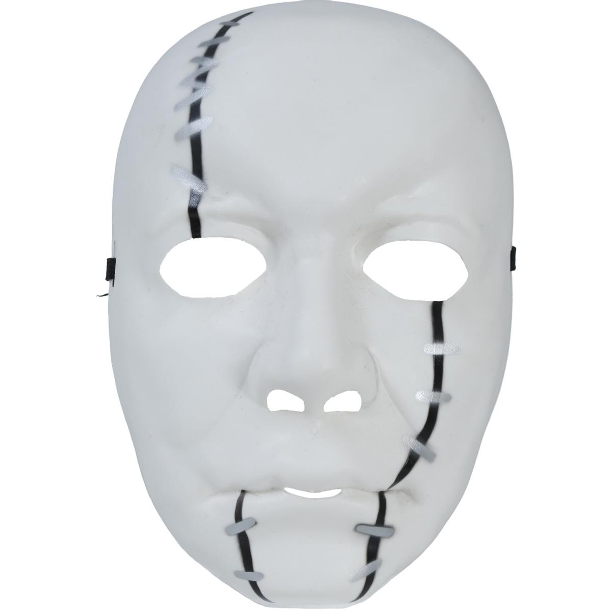 Maschera Viso PVC Horror Assassino con Coltello |Guirca_495