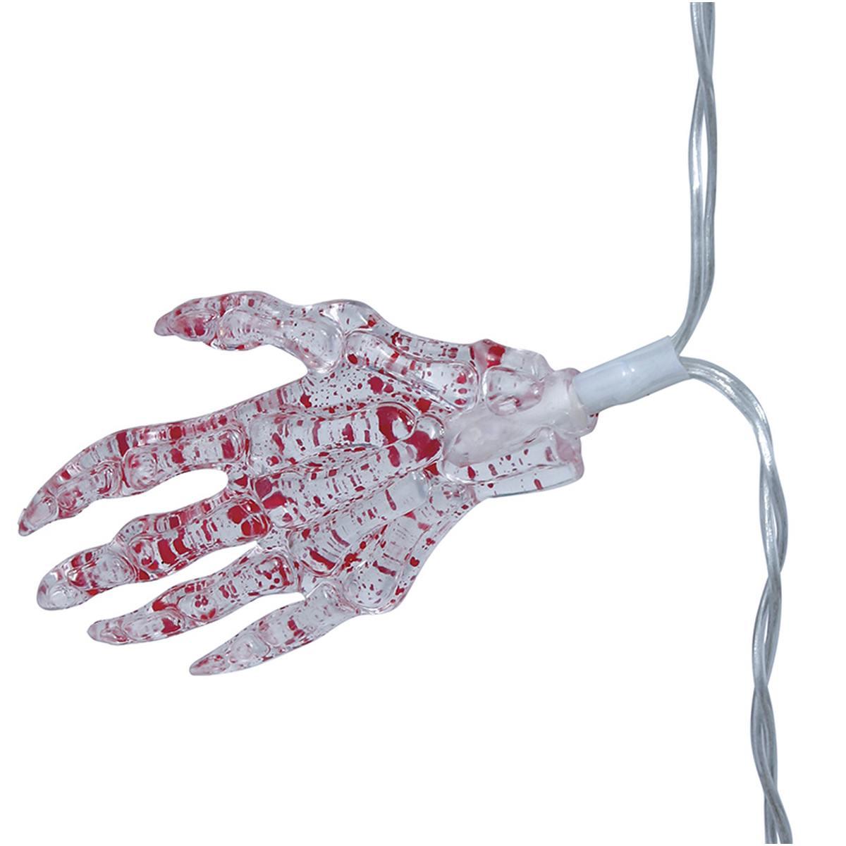 Festone Halloween Mani Scheletro Luminose cm.115 |Guirca_951