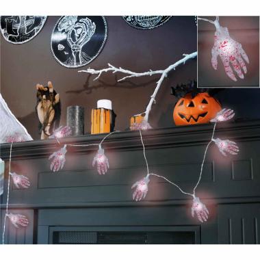 Festone Halloween Mani Scheletro Luminose cm.115 |Guirca_951
