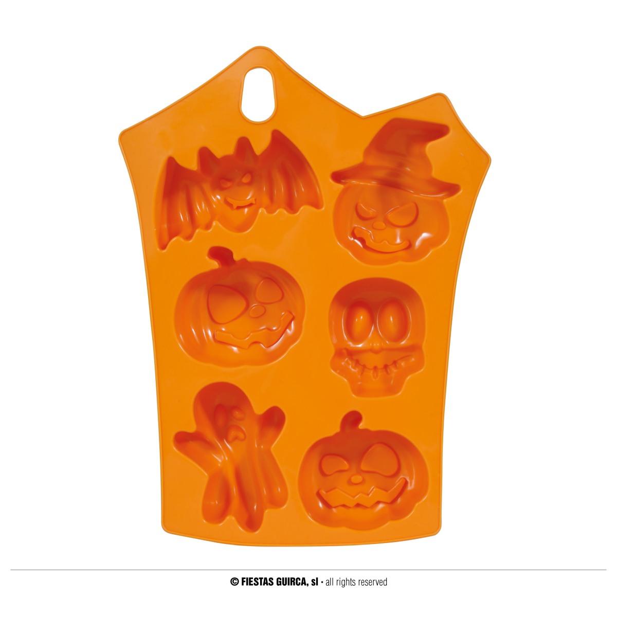 Stampo Silicone Halloween Biscotti con Soggetti Ass. Set pz.6 |Guirca_125