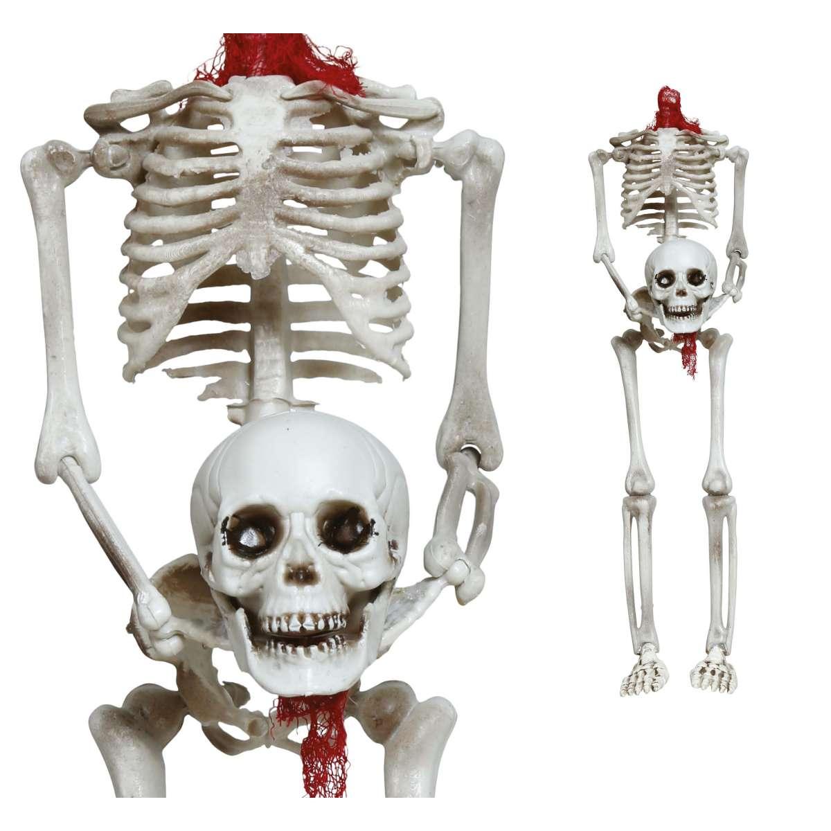 Scheletro da Appendere cm.37 con Testa in Mano |Guirca_911