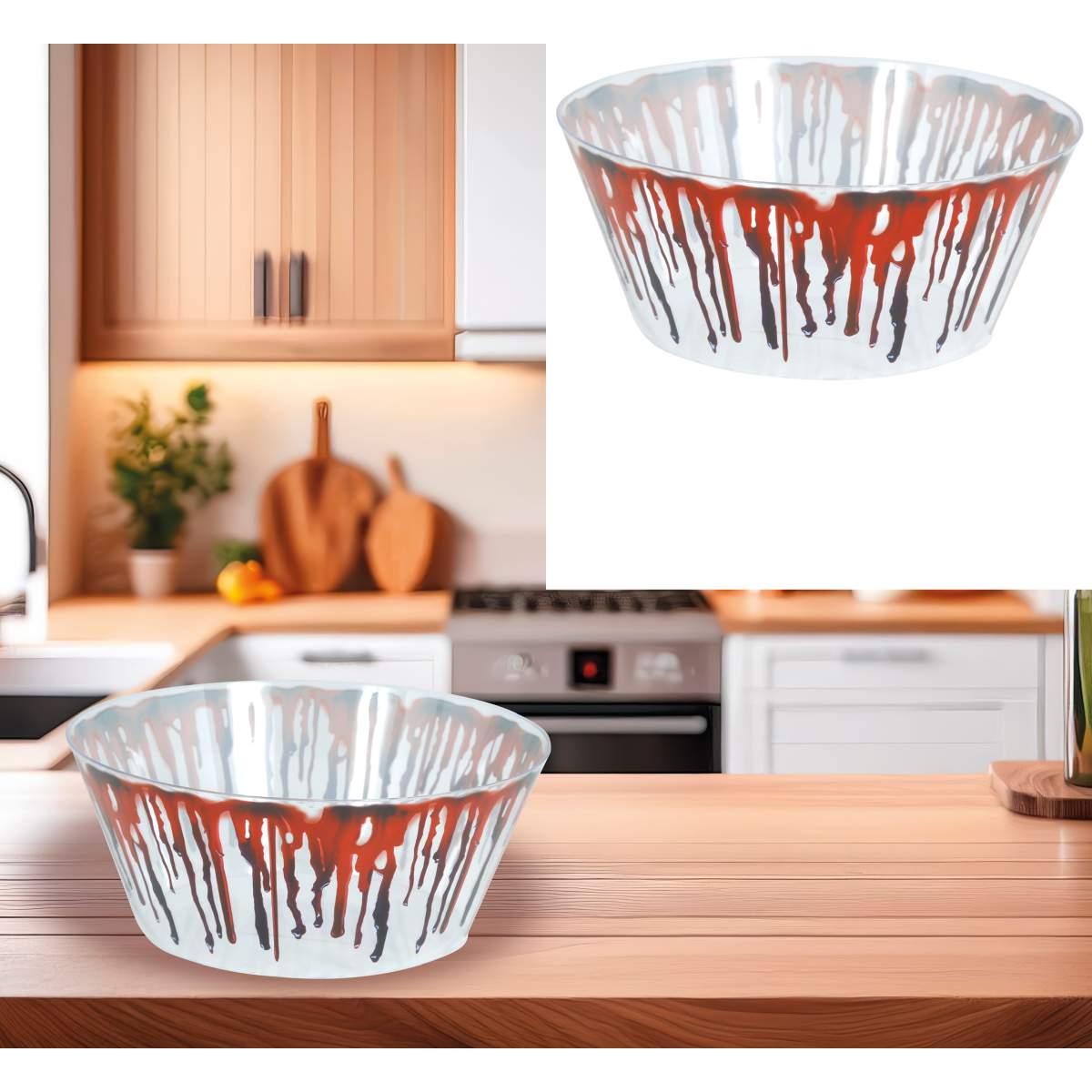 Ciotola Halloween PVC Insanguinata cm.Ã˜25 |Guirca_537