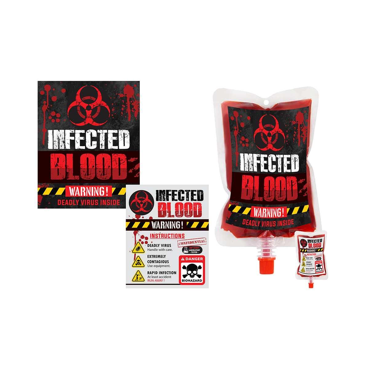 Sangue e Liquidi Scenici Sacca ml.200 Assortita Set pz.4 |Guirca_039