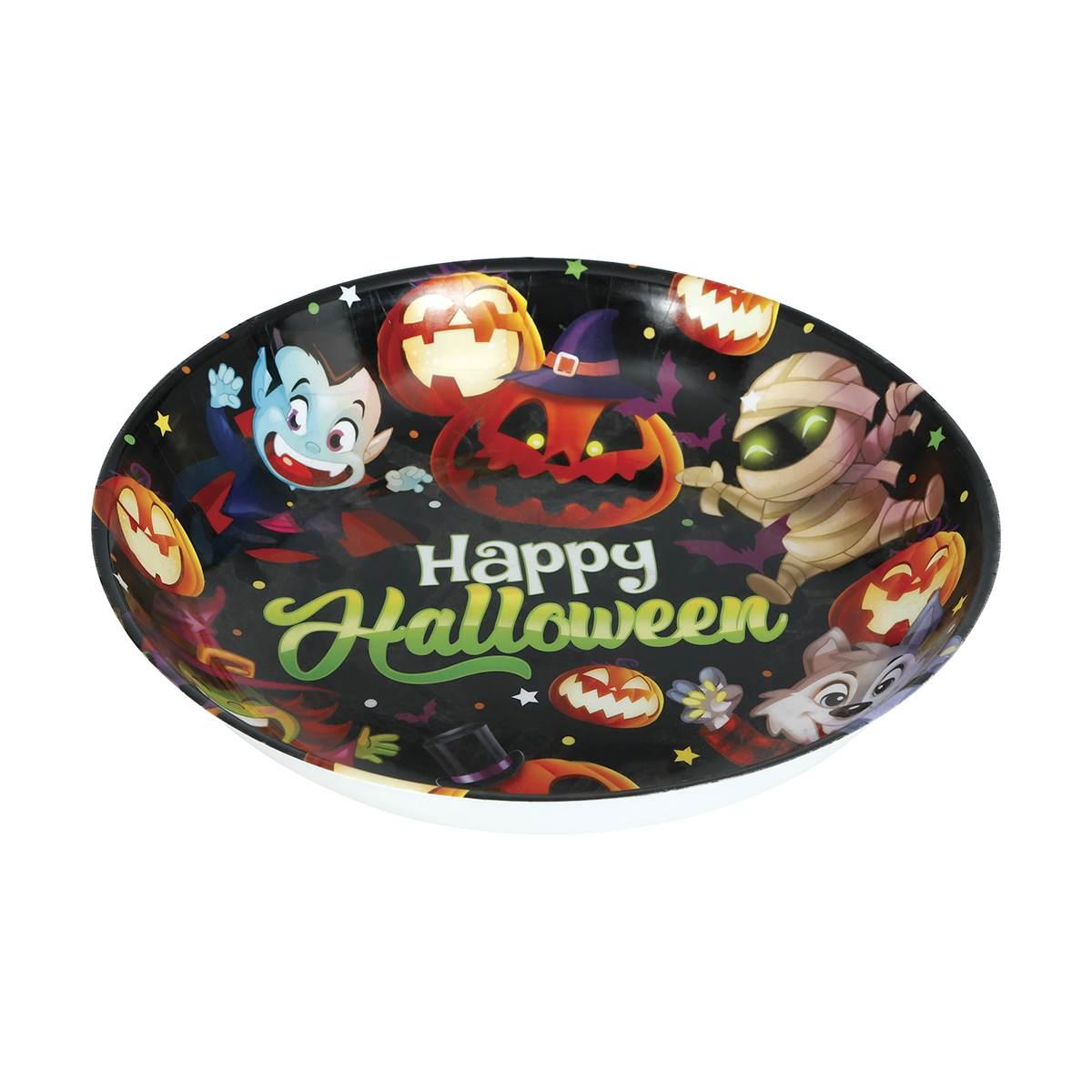 Ciotola Halloween PVC Happy Halloween cm.Ã˜32 |Guirca_145