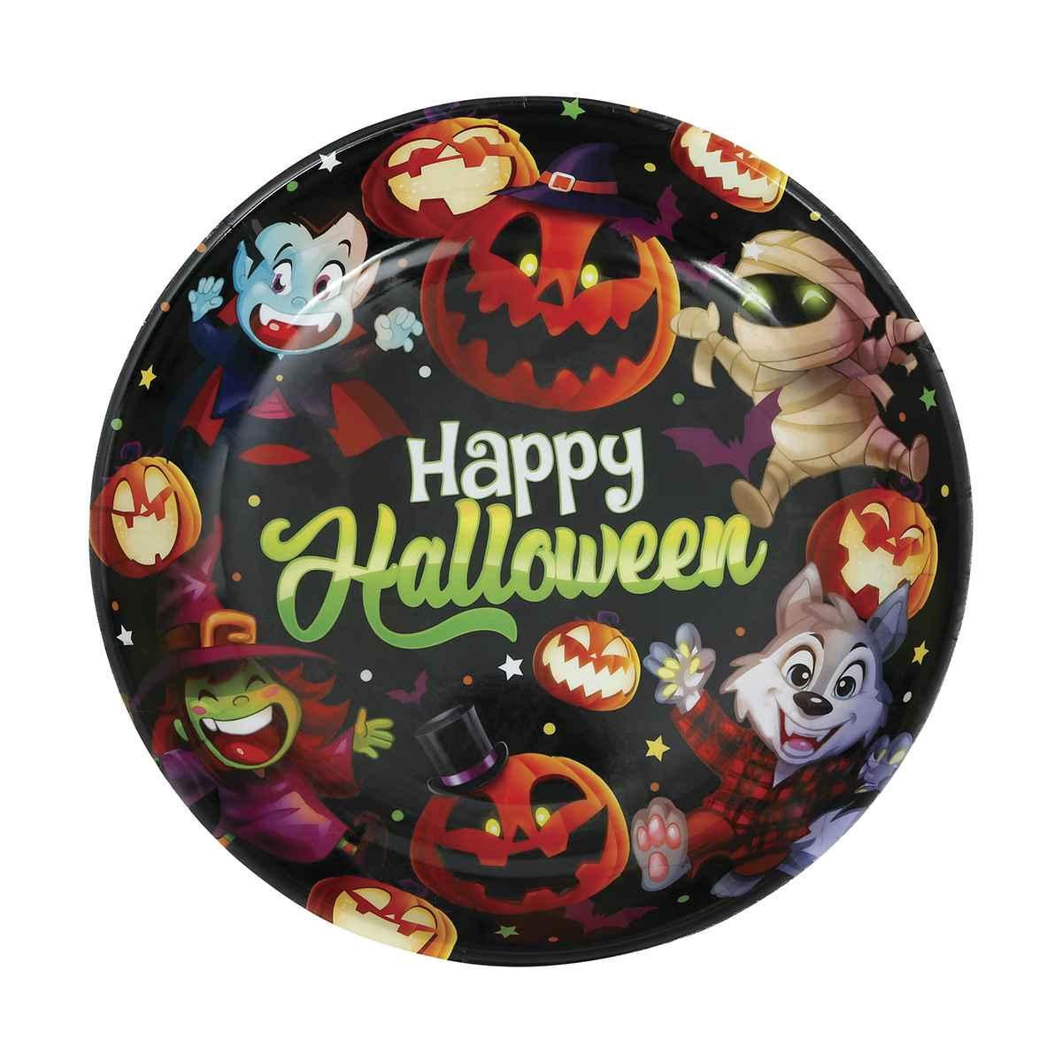 Ciotola Halloween PVC Happy Halloween cm.Ã˜32 |Guirca_145