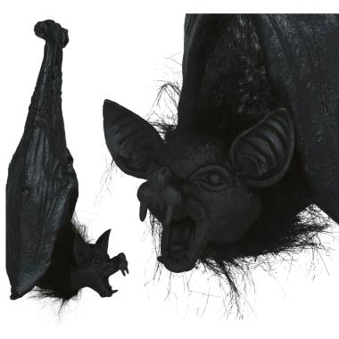 Pipistrello PVC Nero Appeso cm.50 |Guirca_538