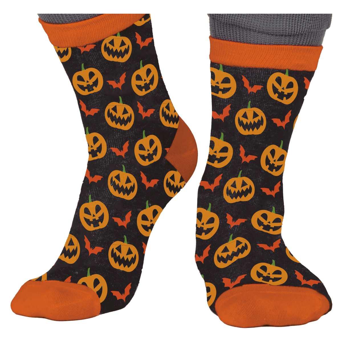 Calzini Halloween con Zucche |Guirca_037