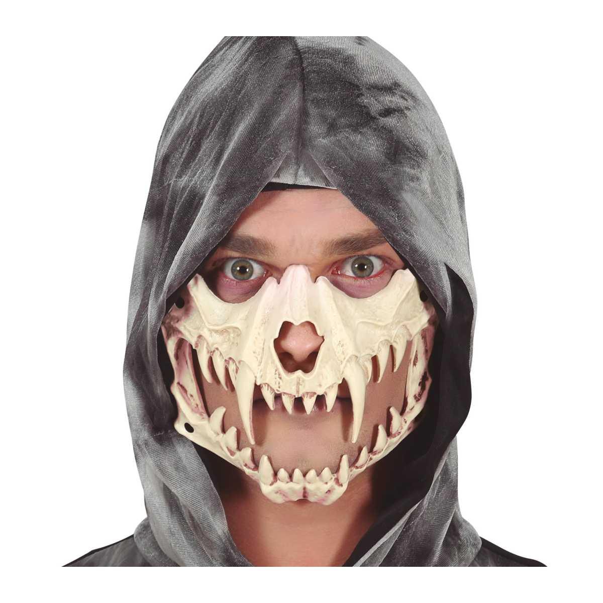 Maschera Viso PVC Horror con Zanne |Guirca_155