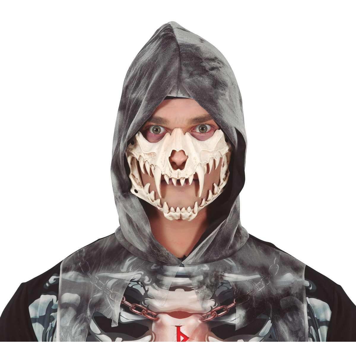 Maschera Viso PVC Horror con Zanne |Guirca_155