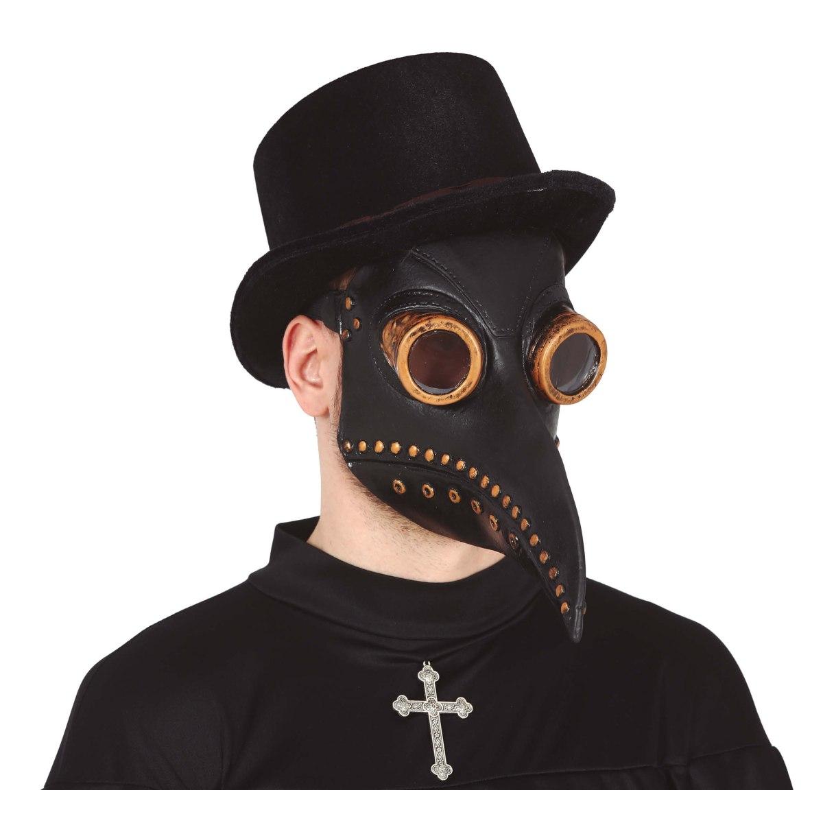 Maschera Viso Lattice Peste Nera Steampunk |Guirca_841