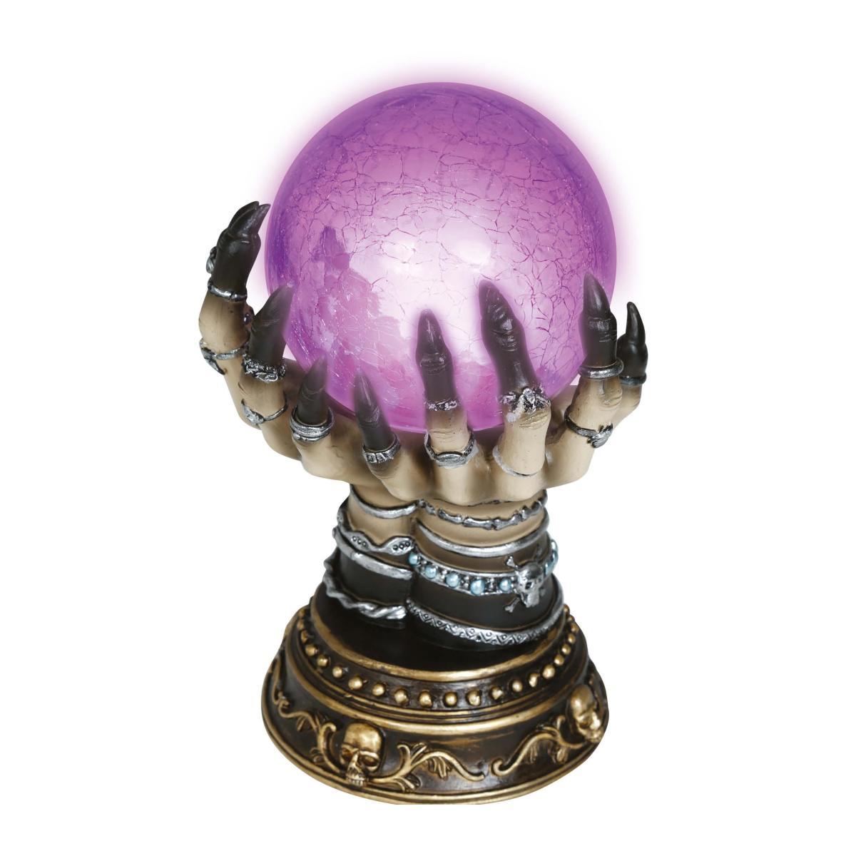 Sfera Magica Caleidoscopica con Mano e Luci cm.Ã?23 |Guirca_404