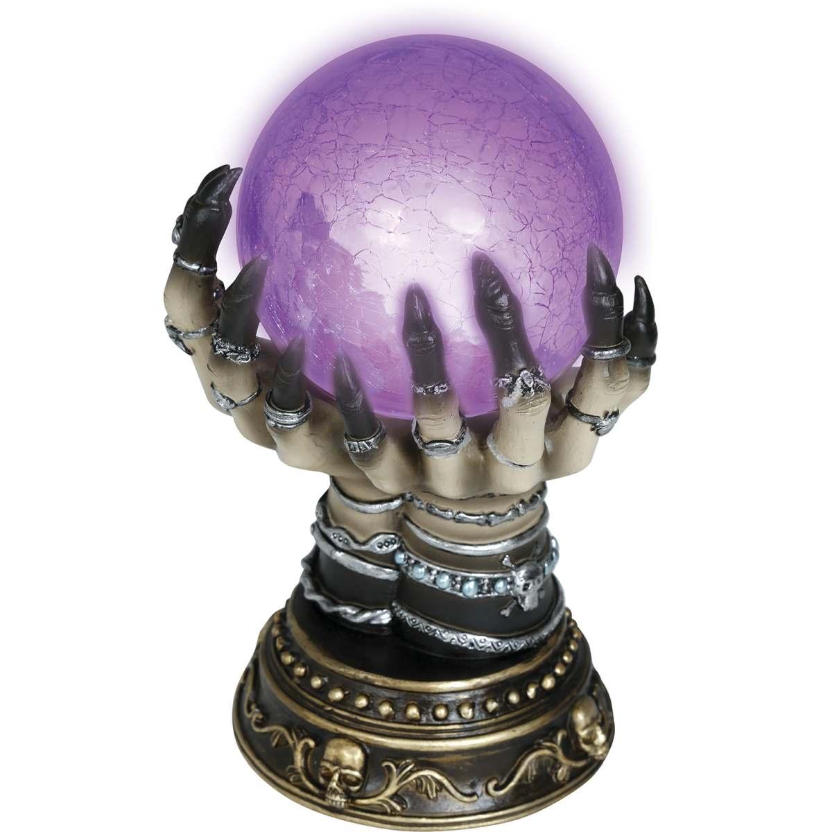 Sfera Magica Caleidoscopica con Mano e Luci cm.Ã?23 |Guirca_404