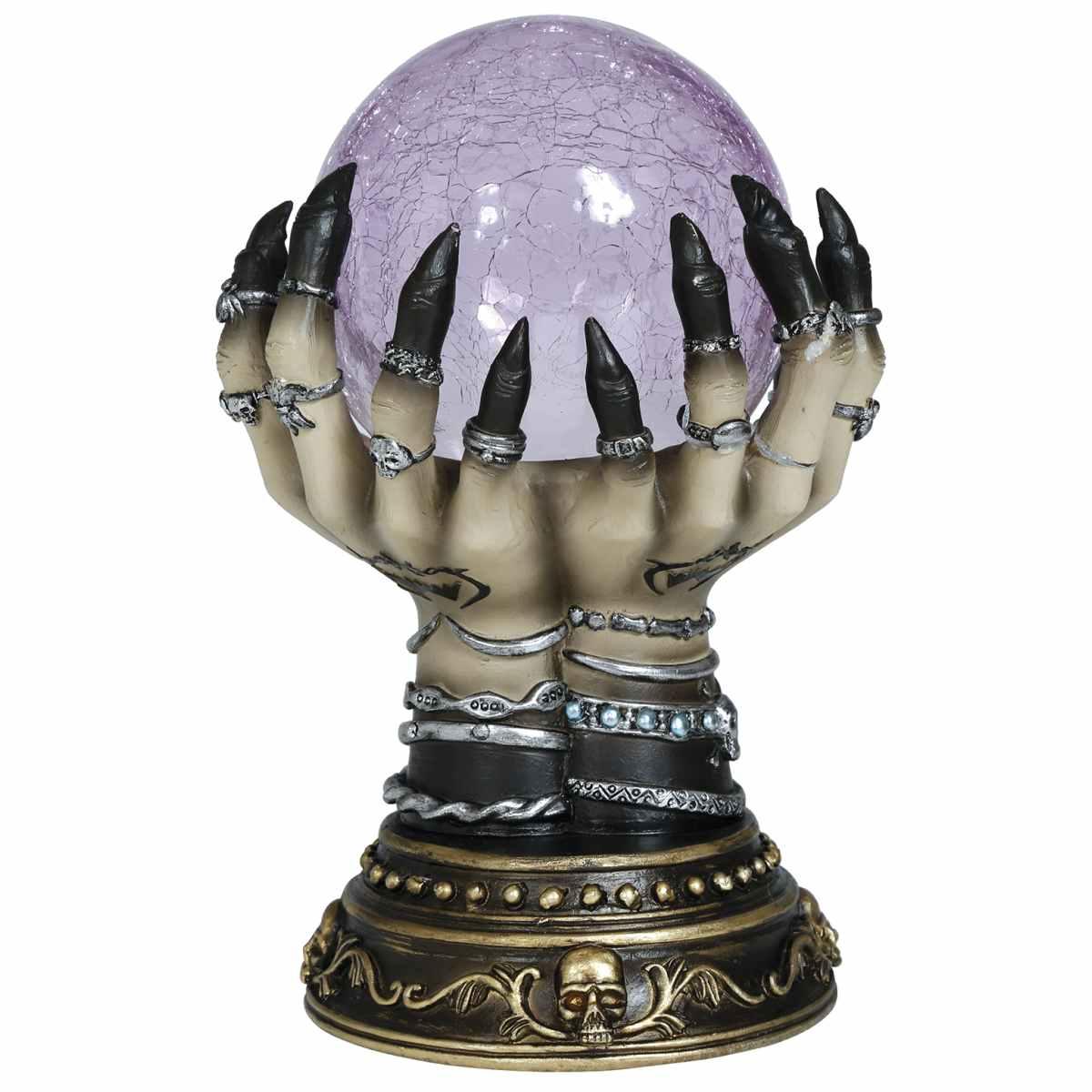 Sfera Magica Caleidoscopica con Mano e Luci cm.Ã?23 |Guirca_404