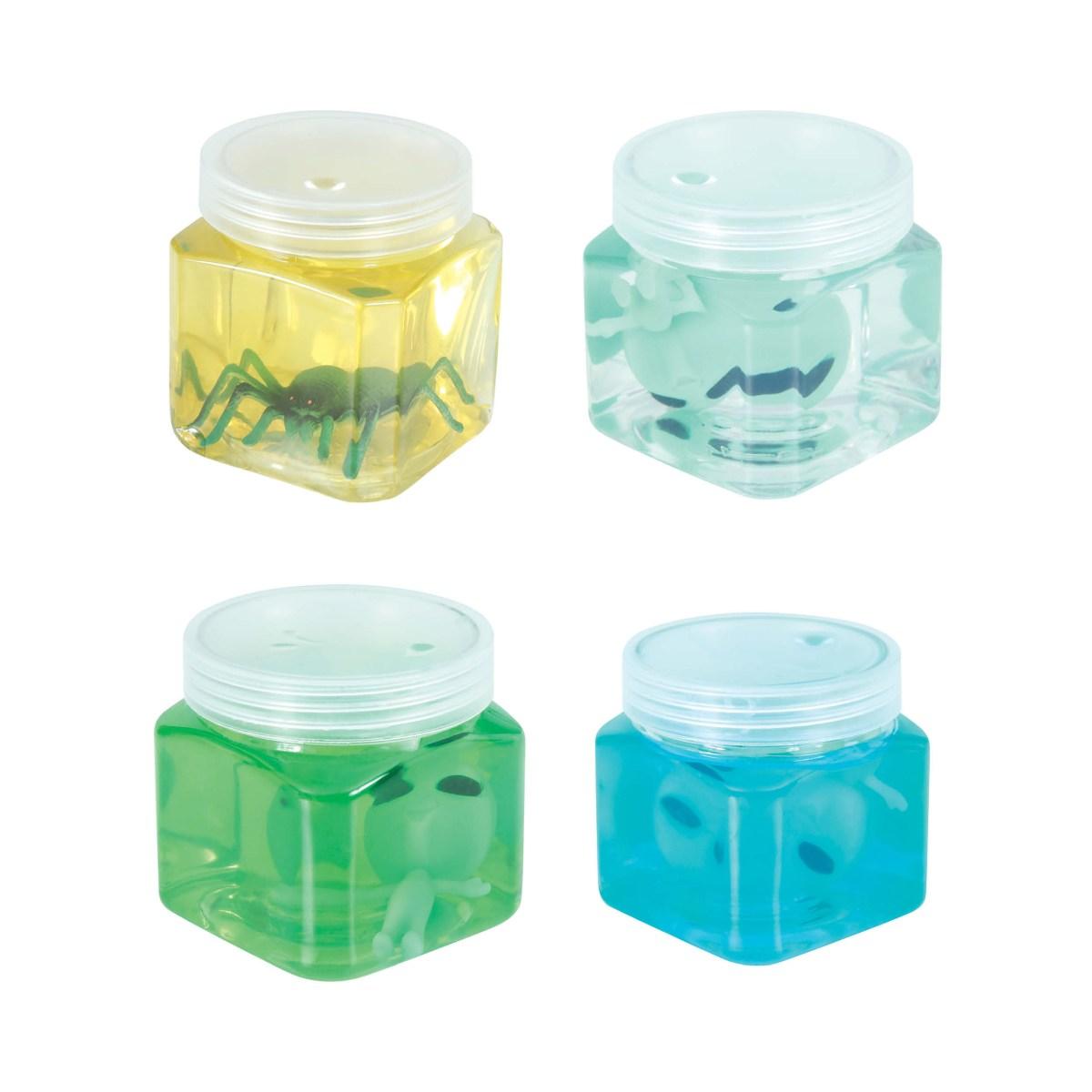 Barattoli con Gelatina Antistress con Ragni Colori Assortiti |Guirca_597