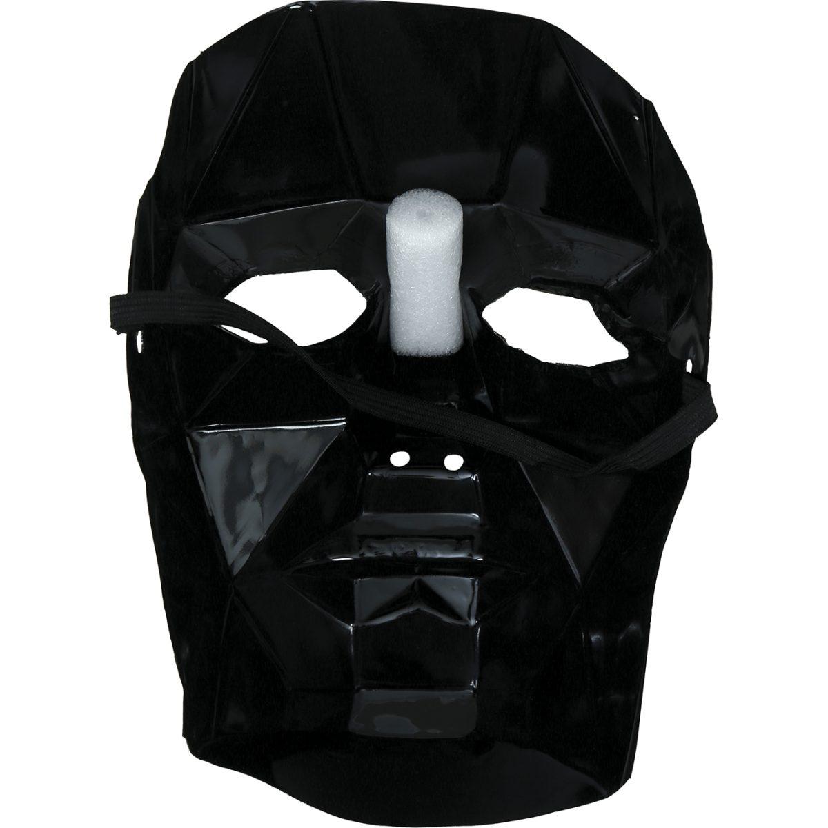 Maschera Viso PVC Squid Game Front Man Nera |Guirca_036