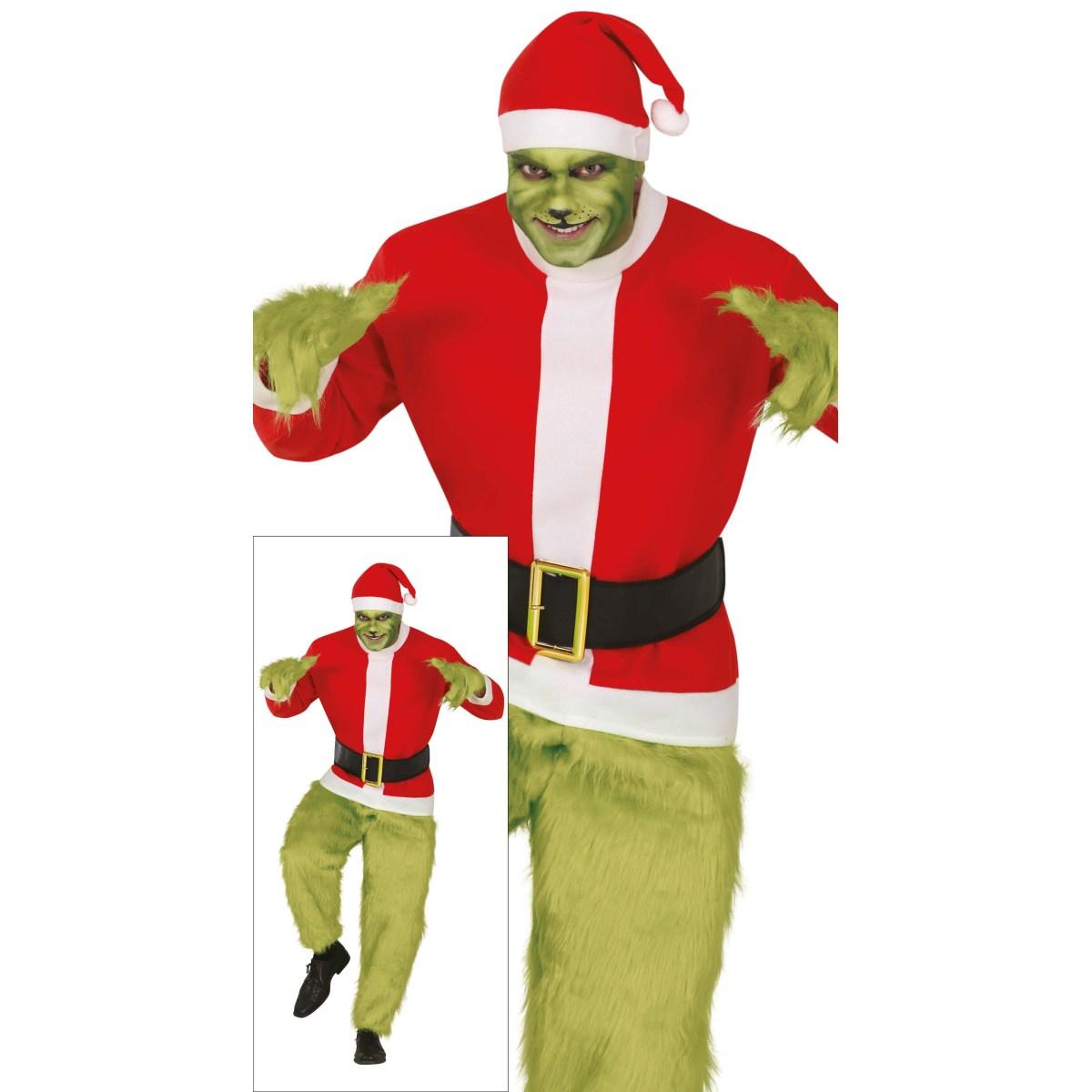 Costume Natalizio Grinch Luxury Natale |Uomo_TD_04435