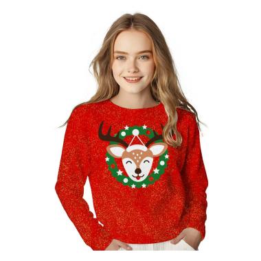 Maglione Natale Rosso con Renna |Guirca_190