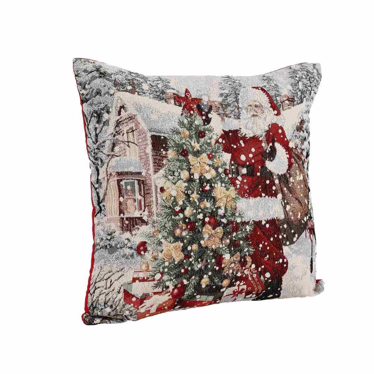 Fodera Cuscino Arredo in Tessuto Natale Winslet cm.45x45 |Bizzotto_145