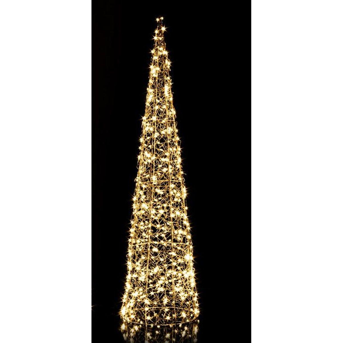 Luci Natale Esterno LED 400 Cono Bianco Caldo cm.80 |Bizzotto_210