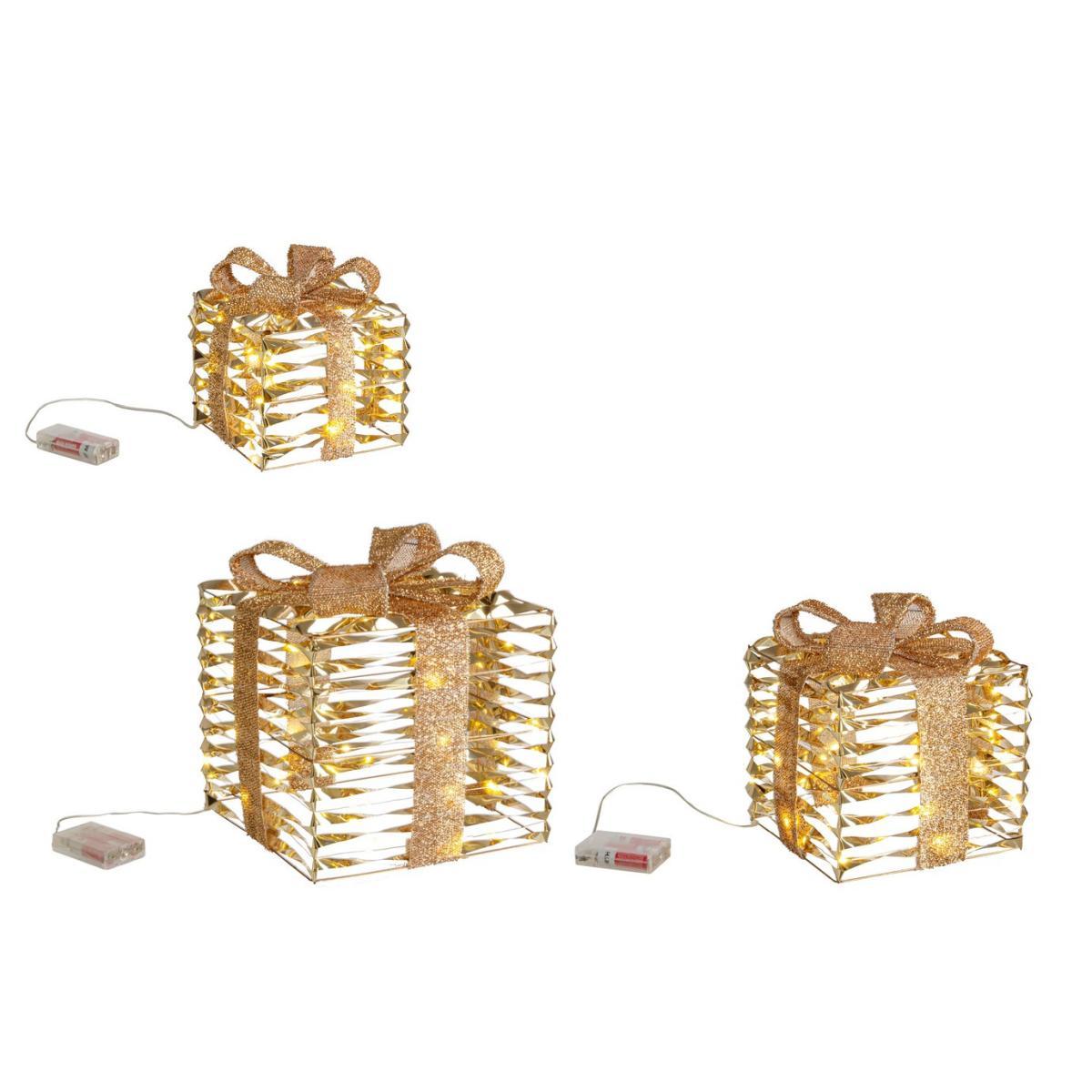 Luci Natale Esterno LED 90 Pacco Regalo Bianco Caldo Set pz.3 |Bizzotto_898