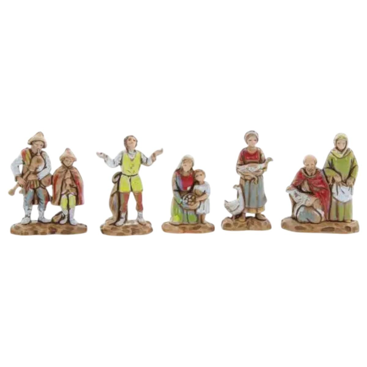 Statua cm.3,5 Pastori Set pz.21 -440 |Moranduzzo