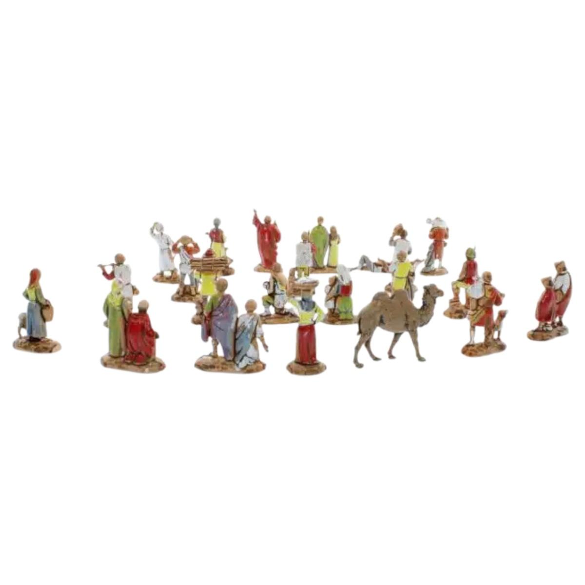 Statua cm.3,5 Pastori Set pz.21 -440 |Moranduzzo