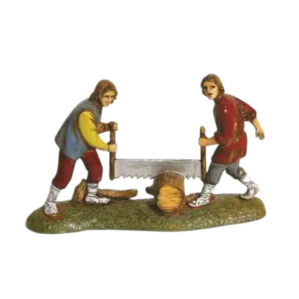 Statua pastori taglialegna altezza 6 cm
