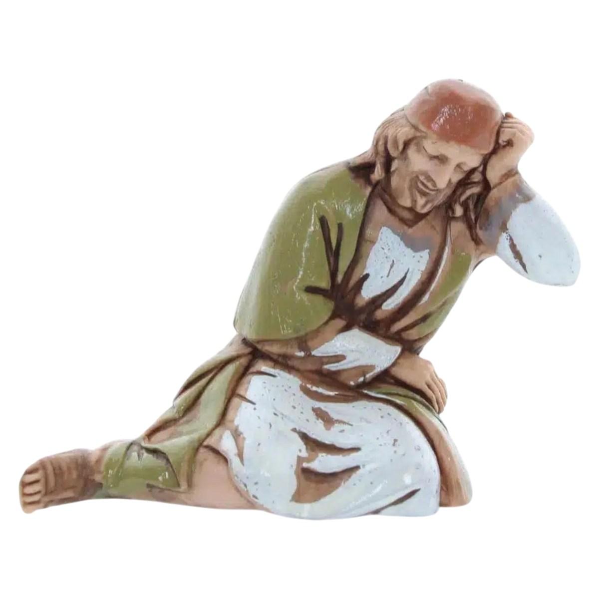 Statua cm.10 Gruppo Donne al Pozzo con Cammelliri Set pz.4 |Moranduzzo