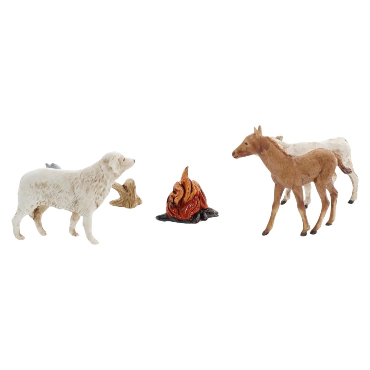 Animali Fattoria con Fuoco Set pz.5 cm.10 |Moranduzzo