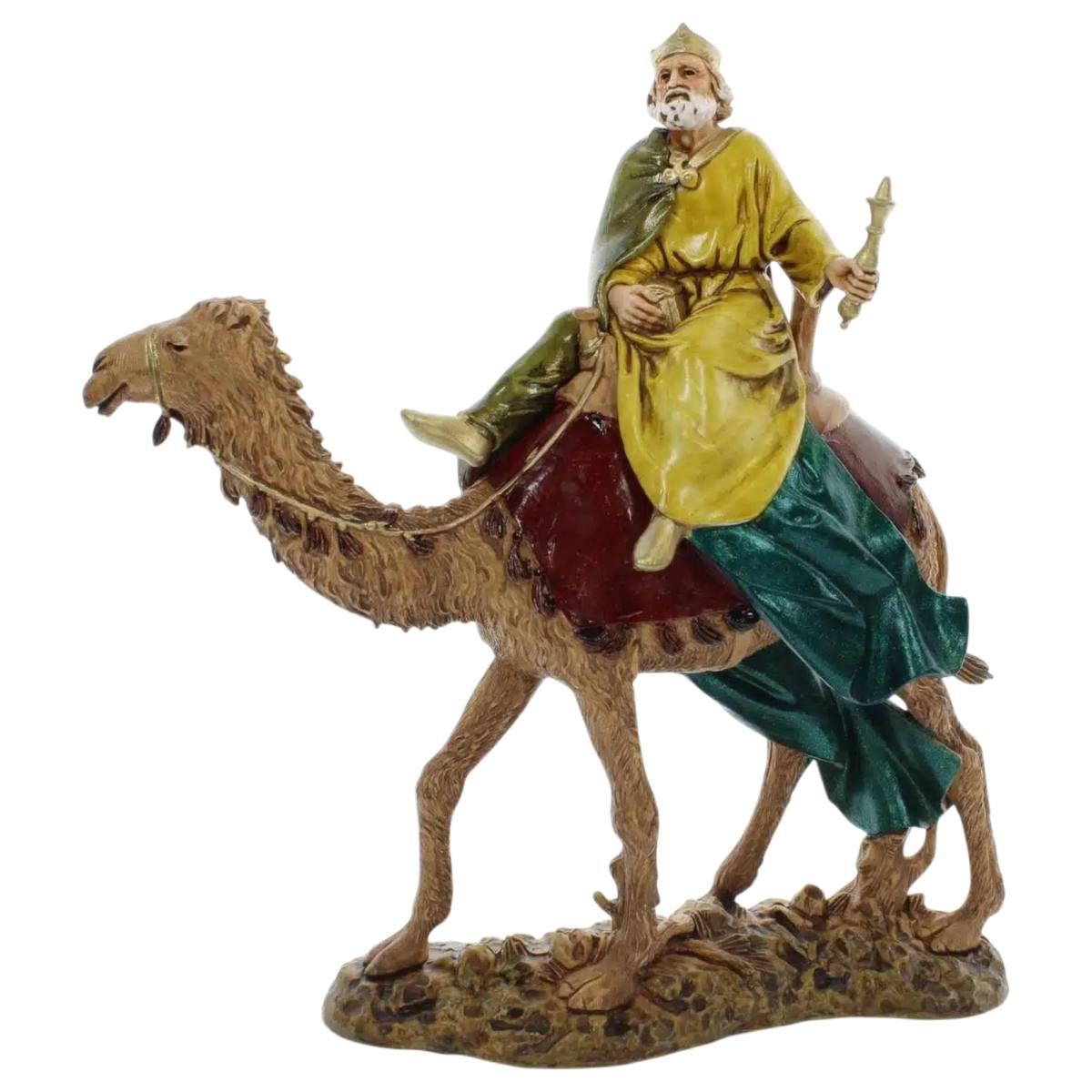 Statue cm.12 Re Magi con Cammelli Set pz.3 |Moranduzzo