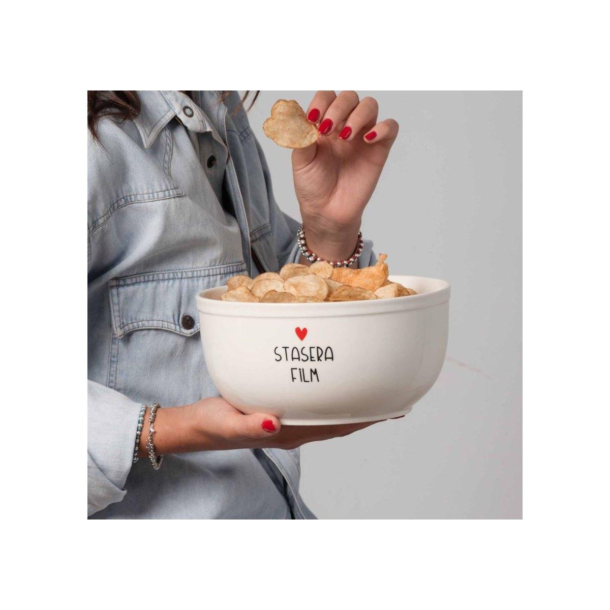 Insalatiera Cucina cm.Ã˜20 Ceramica Stasera Film Simple Day |Simply_009