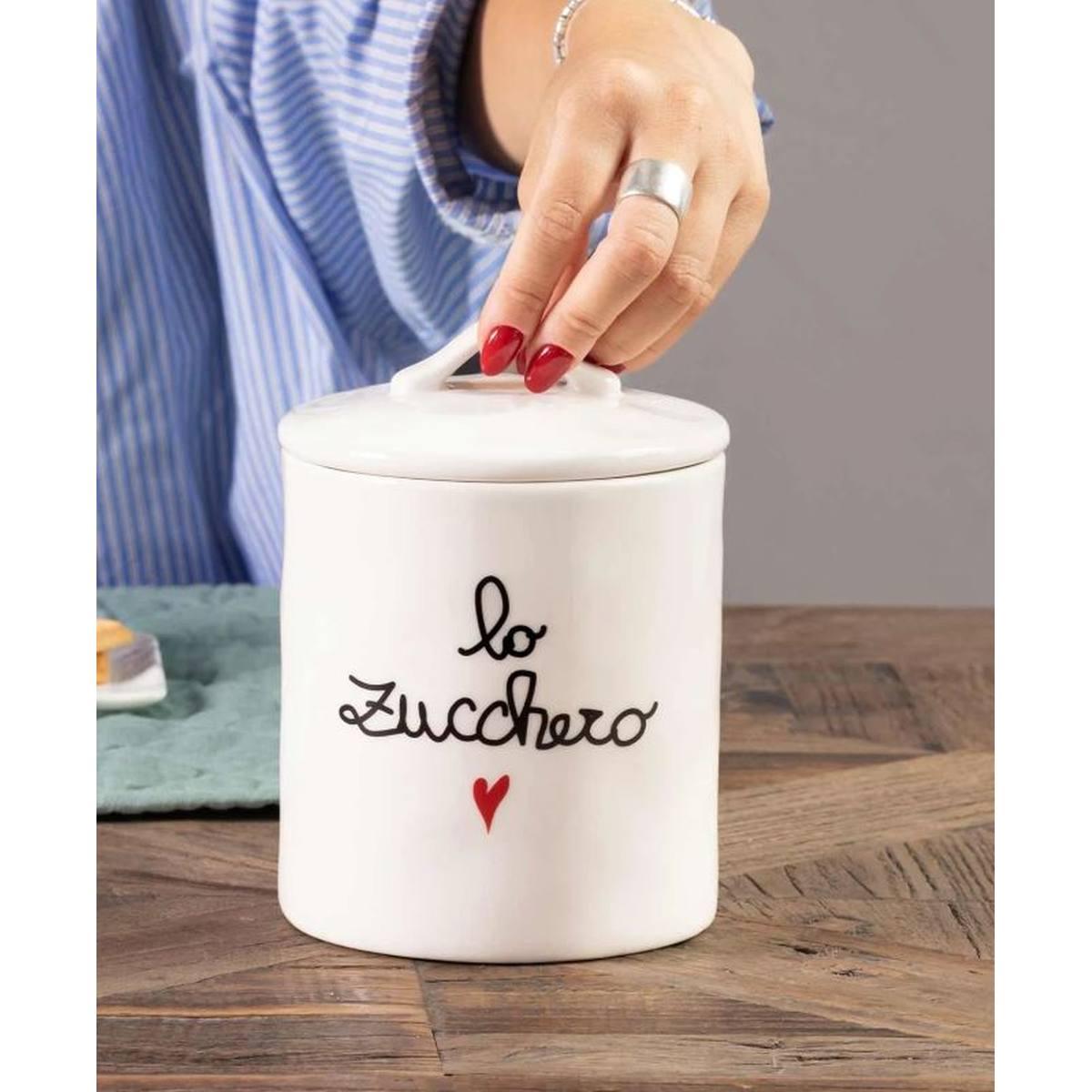 Barattolo Ceramica Simple Day Lo Zucchero cm.Ã˜12x17 |Simple_111