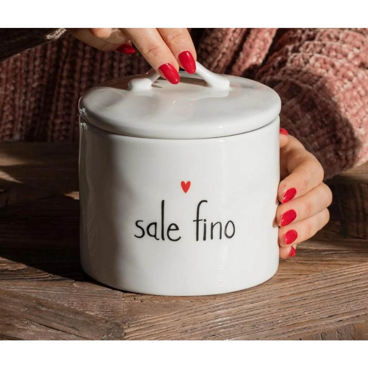 Barattolo Ceramica Simple Day Sale Fino cm.Ã˜12x12,9 |Simple_702