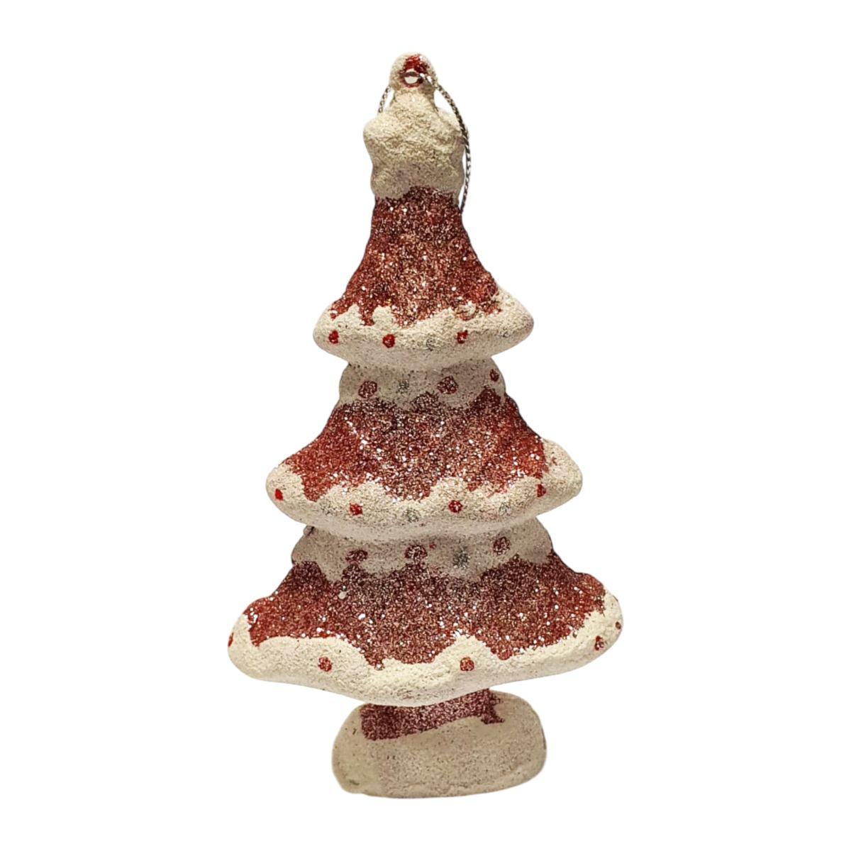 Pallina Natale cm.10 PVC Albero Circus Rosa/Argento |Fade_361A