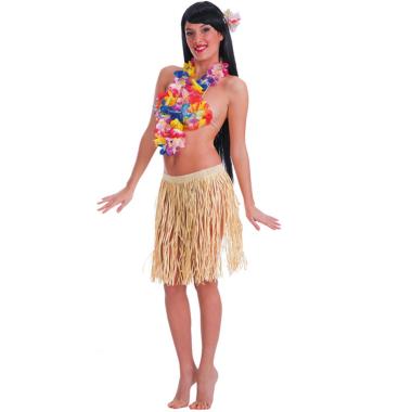 Gonna hawaiana per donna di 60 cm in vari colori