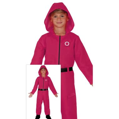 Costume Tuta Rossa Rossa Squid |Bambino _D2_02461