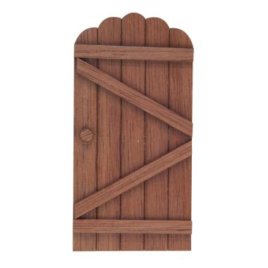 Portone 1 Anta Legno cm.14x7x0,5 |Rossi Rosa