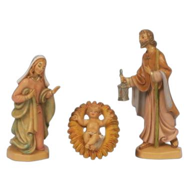 NativitÃ  cm.16 Set da 3 Pz. |Rossi Rosa