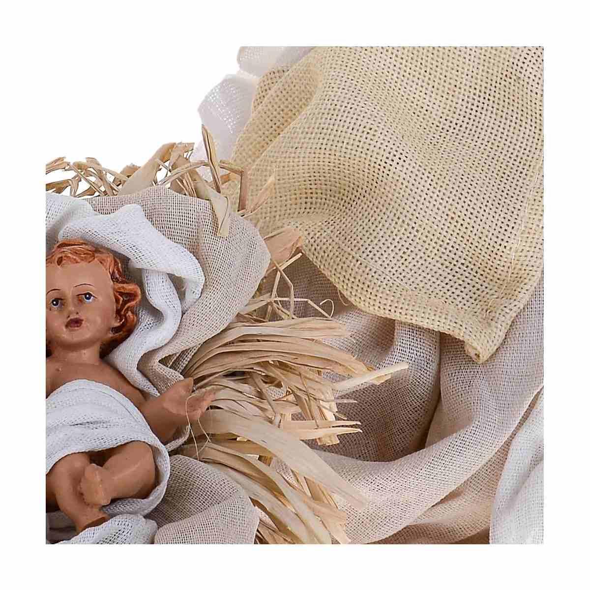 NativitÃ  cm.36 con Abiti Tessuto Set pz.3 |Bianchi Dino_150