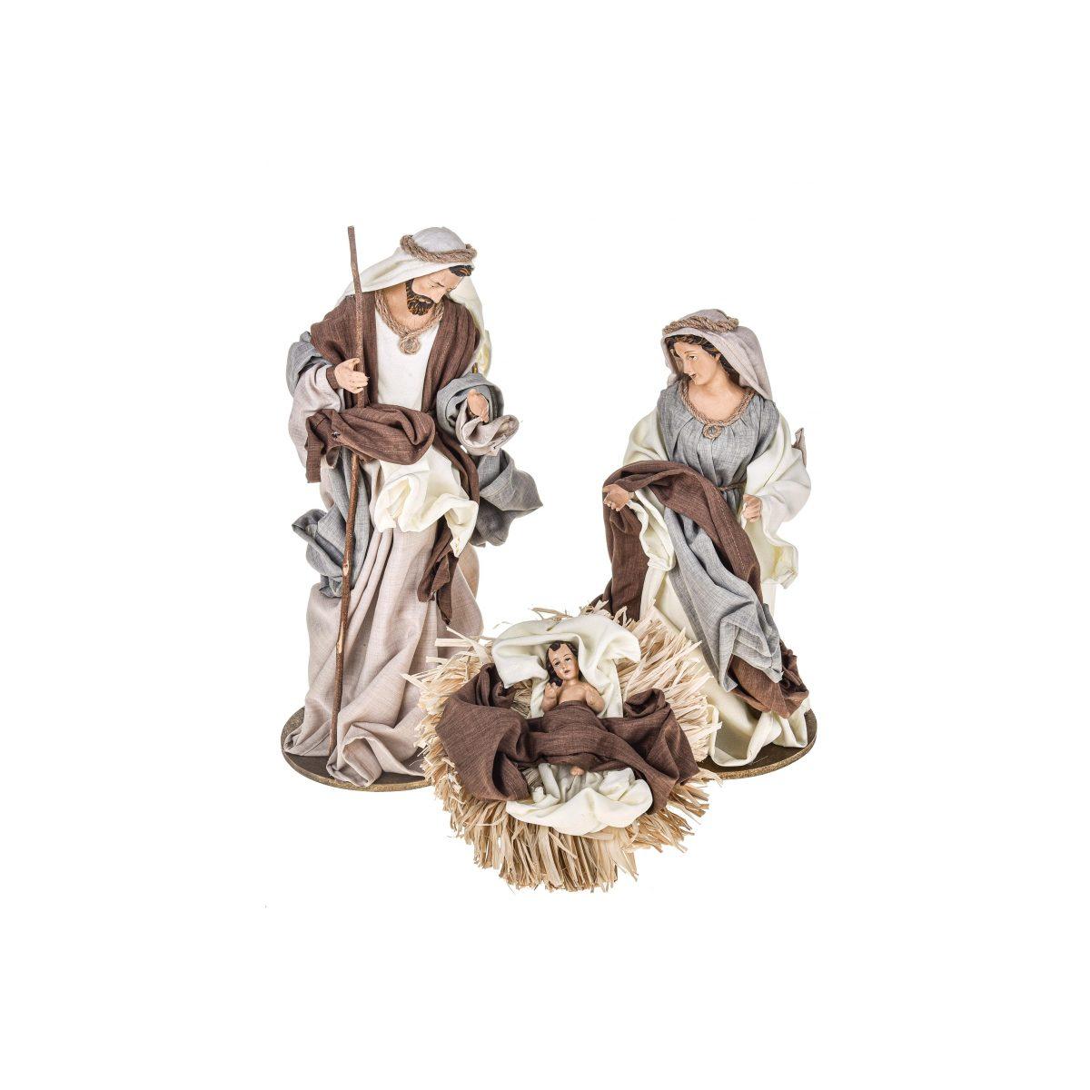 NativitÃ  cm.36 con Abiti Tessuto Set pz.3 |Bianchi Dino_201