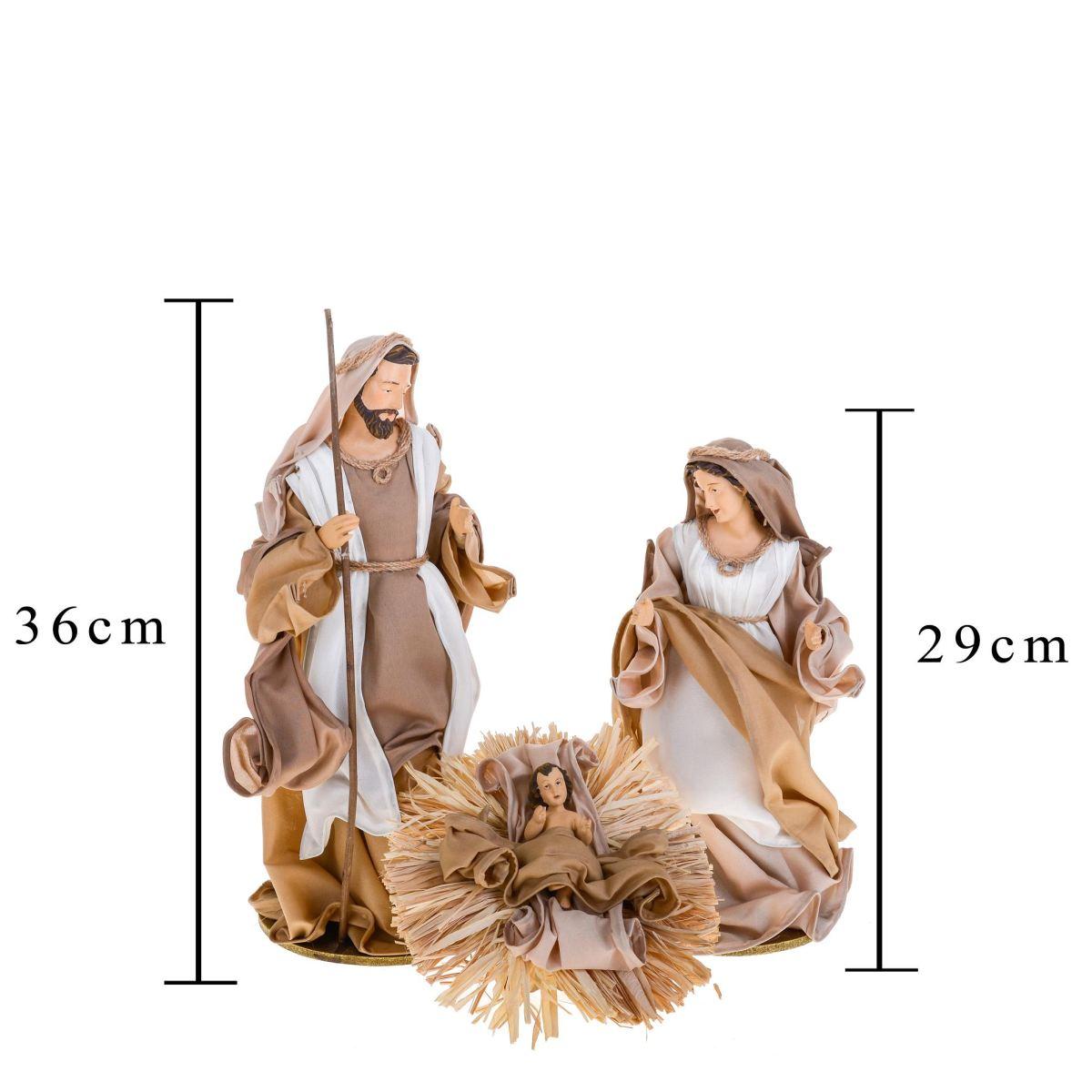 NativitÃ  cm.36 con Abiti Tessuto Set pz.3 |Bianchi Dino_201